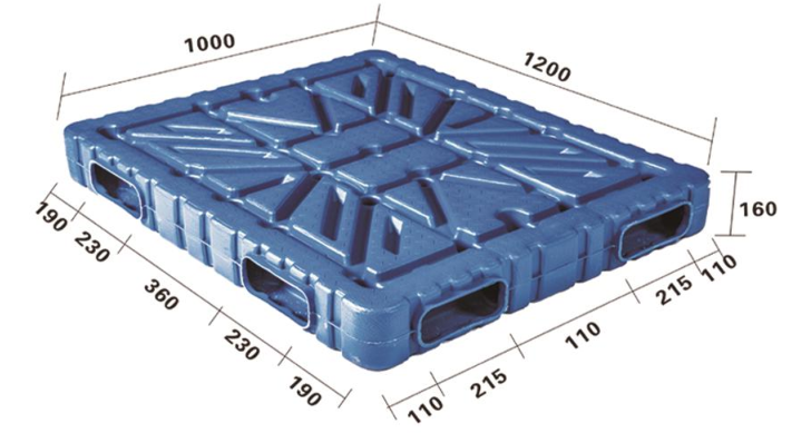 Blow molding  pallet